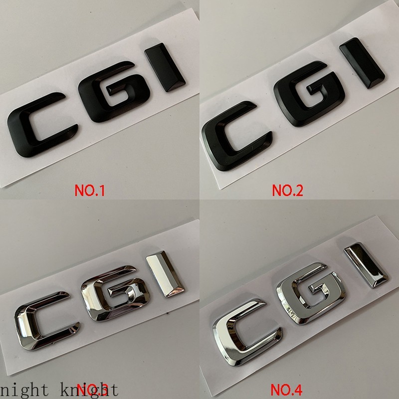 Stiker Emblem Tulisan Cgi Cdi Bahan Plastik Abs Untuk Mobil Mercedes Benz W211 Sls W203 W204 W210 Glk W124 W168