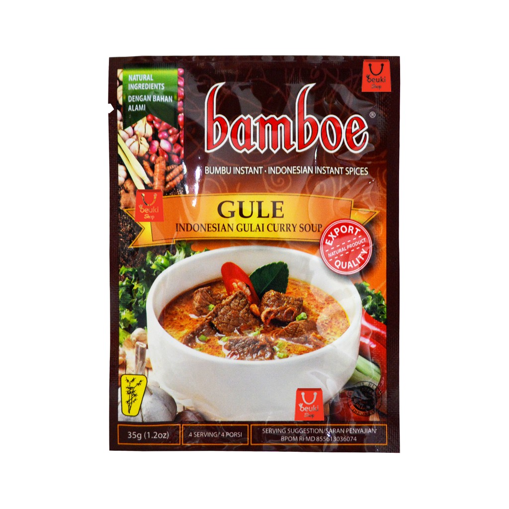 

ECER Bamboe Bumbu Gule Khas Indonesia Bumbu Masak Instan - 35gr