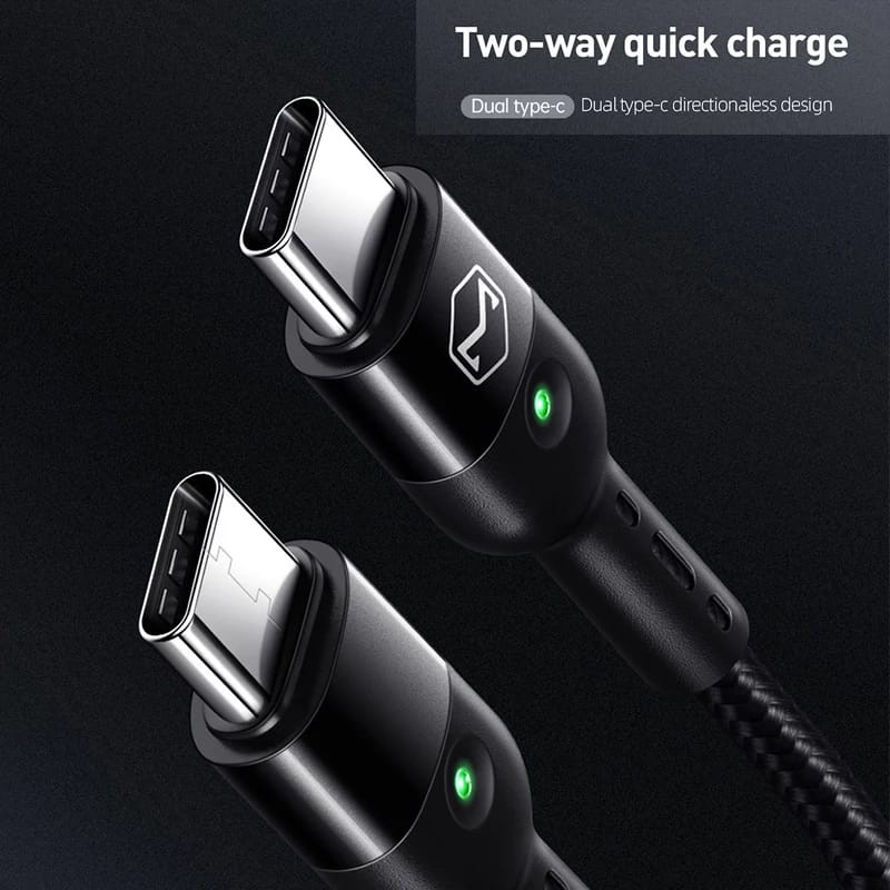 Mcdodo USB Type C to USB Type C Coiled cable 60W QC 4.0 Fast Charging