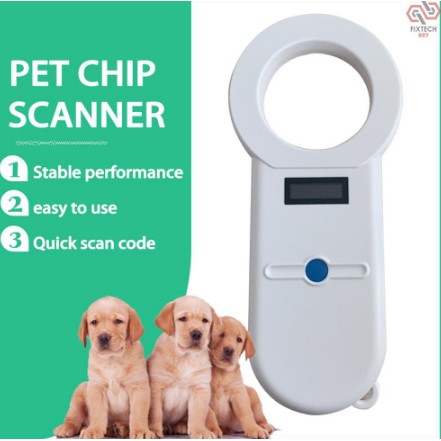 Animal Chip ID tag reader scanner Microchip Pet rfid reader micro chip scaner skener alat pembaca ci
