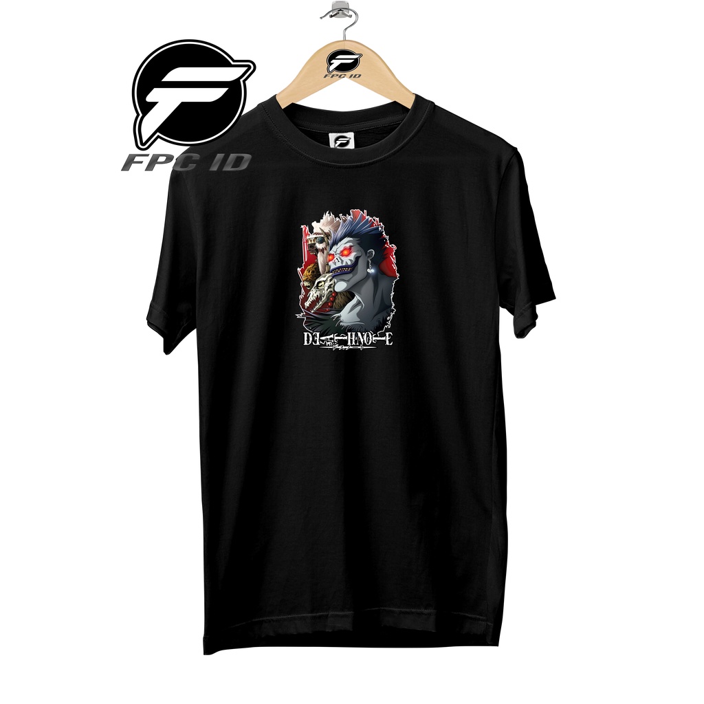 Kaos Distro Anime Deathnote 001 Cotton Combed 30s Baju Atasan Pria T Shirt Wanita Jumbo Pilihan Favorit Fpc Id