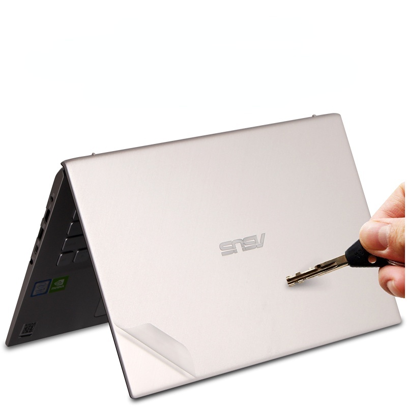 Stiker Skin Vinyl Transparan Warna Hitam Polos Untuk ASUS Inspiron Latitude TUF OLED Zenbook15 2020 V5200j V5200e X515 E410M E43K4