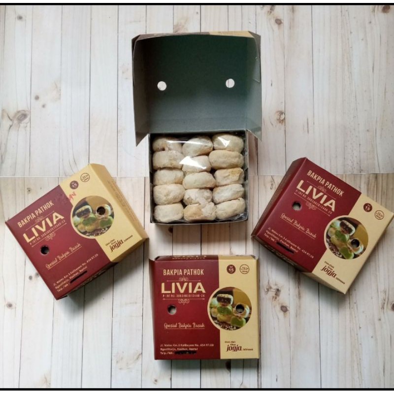 Bakpia Pathok 15 Asli Oleh Oleh Khas Jogja isi 15 biji