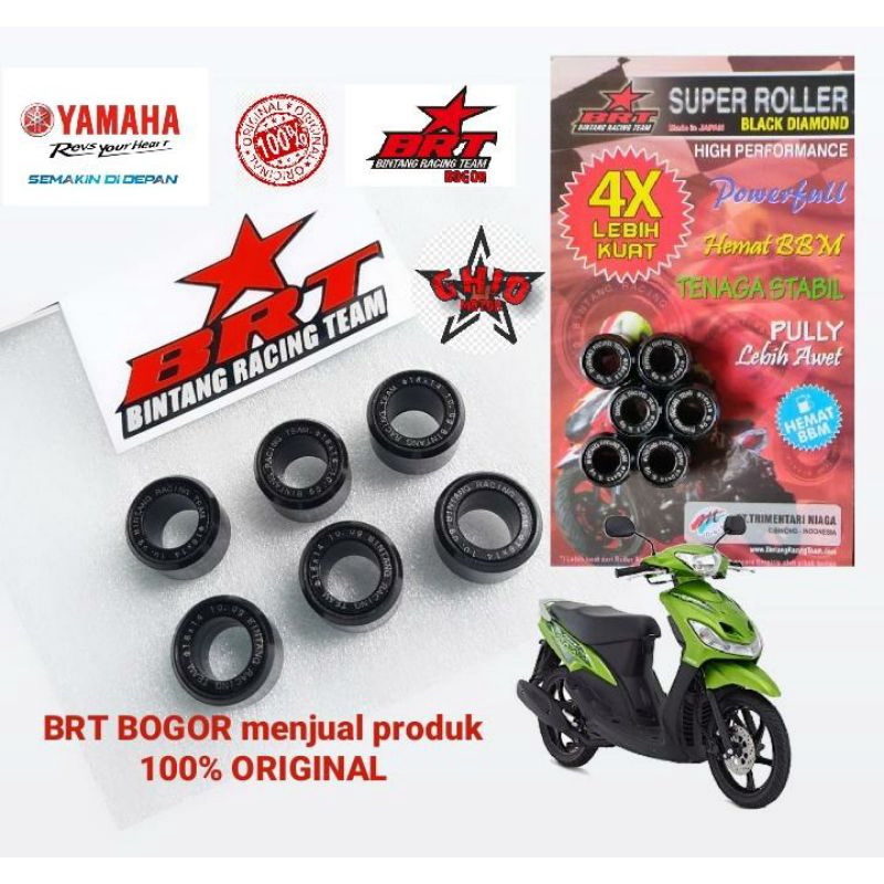 ROLLER RACING BLACK DIAMOND MIO SPORTY MIO KARBU MIO SOUL KARBU MIO J LOLER BRT MIO KARBU MIO OLD MIO SMILE / ROLER BRT MIO KARBU MIO J X RIDE FINO KARBU SOUL GT ROLLER BRT MIO SPORTY FINO MIO J MIO GT MIO SOUL 7 8 9 10(5TL) PRODUK ORIGINAL