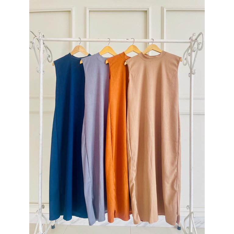 INNER DRESS / INNER SPAN / INNER DRESS PANJANG / INNER DRESS RAJUT KNIT