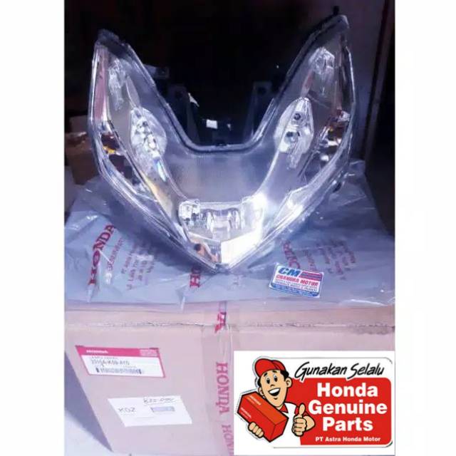 Lampu depan vario 125 150 led - reflektor depan vario 150 125 led 3310A-K59-A10 original HONDA HGP