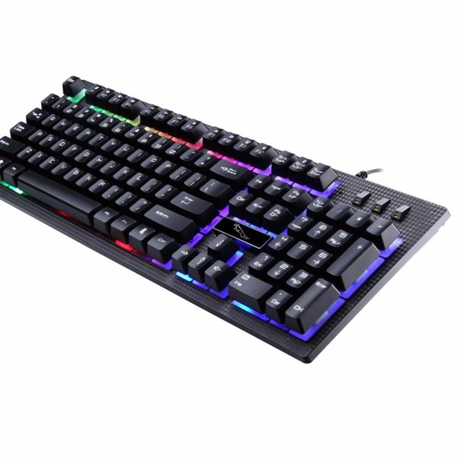 Kirim Langsung Leopard G20 Gaming Keyboard with LED RGB Light Game