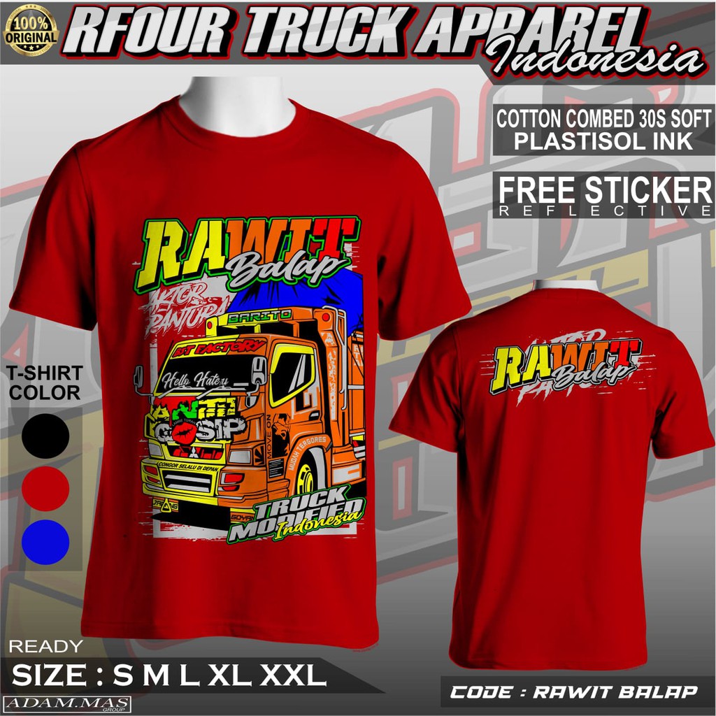  Kaos truck  mania Kaos truck  kurir rawit kaos Truck  rawit 