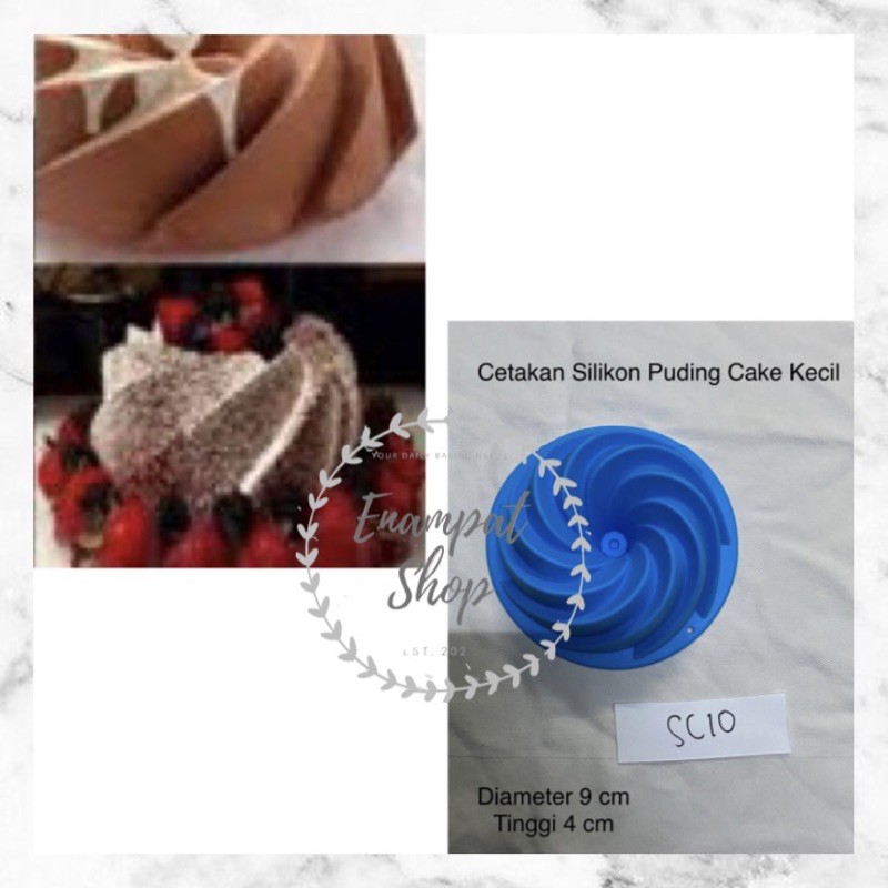 Cetakan Silikon Puding Cake Kecil