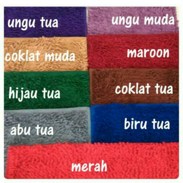 Keset microfiber / keset cendol