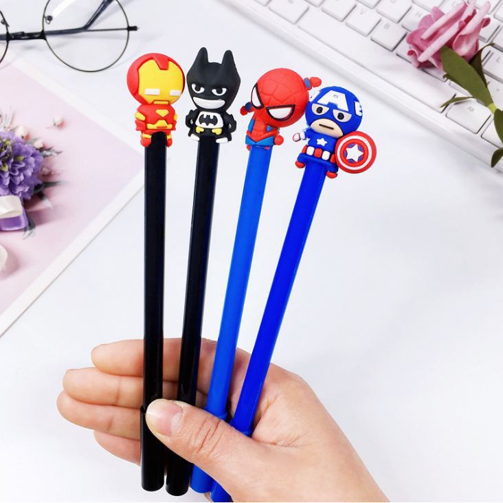 

PULPEN SUPERHERO MARVEL AVENGERS PULPEN GEL KARAKTER BATMAN SPIDERMAN IRONMAN CAPTAINT AMERICA
