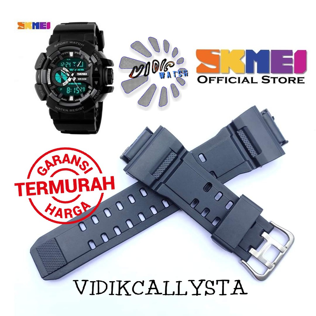 Strap tali jam tangan Skmei 1117 SKMEI AD1117 AD 1117 tali skmei