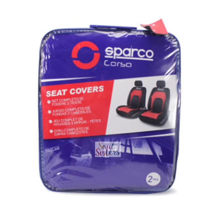 SPARCO COVER KURSI / JOK MOBIL ROW DEPAN