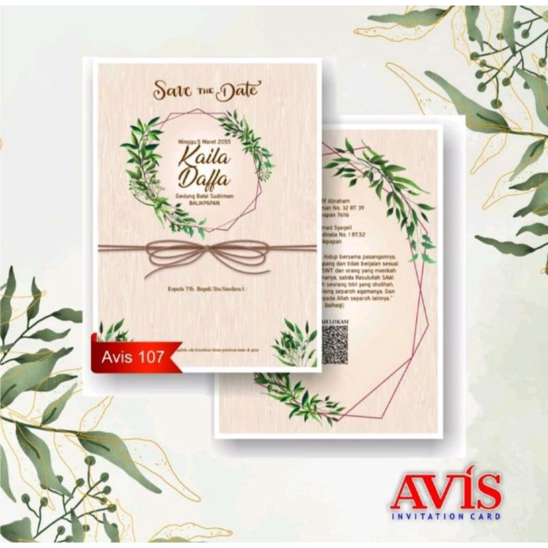 Undangan Nikah Simple Murah Kekinian Elegan Keren Free Undangan Digital Video