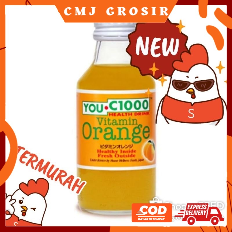 

YOU C1000 BOTOL KACA 140 ML ORANGE LEMON GROSIR TERMURAH