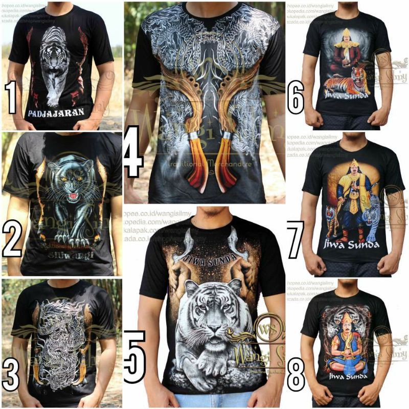 Kaos Kujang Siliwangi - Kaos Distro Sunda - Kaos Sunda - Kaos Siliwangi - Kaos Macan Kujang
