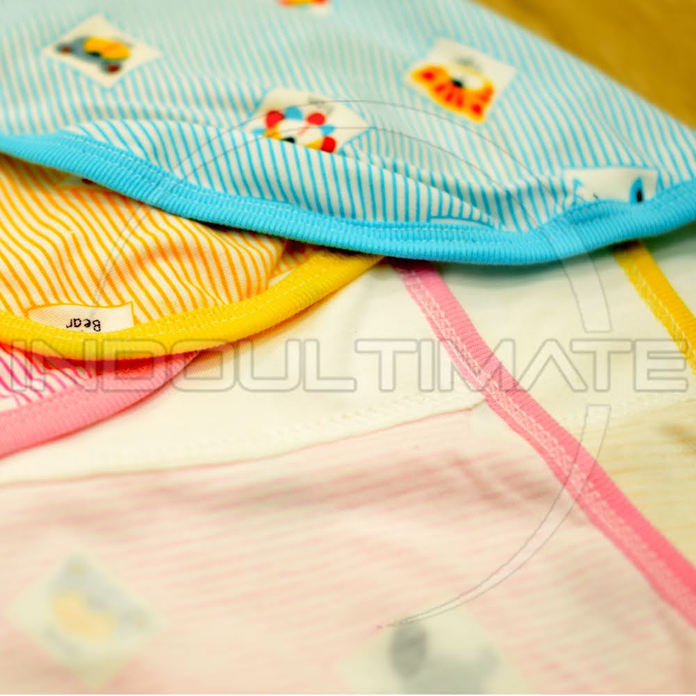 Popok Kain bayi Popok Tali Bayi Popok Bayi Baru Lahir BY-9304-CD 3 Pcs Popok Kain Tali Bayi Salur