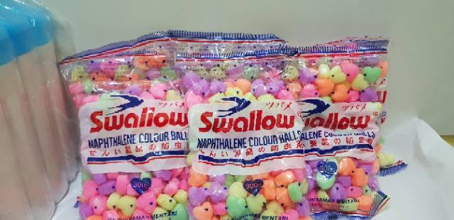 KAMPER SWALLOW NAPHTHALENE COLOUR BALLS LOVE 300GR