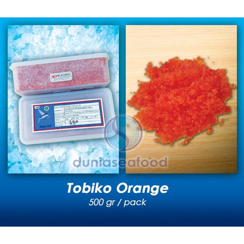 

Tobiko Orange 500 gram/pack