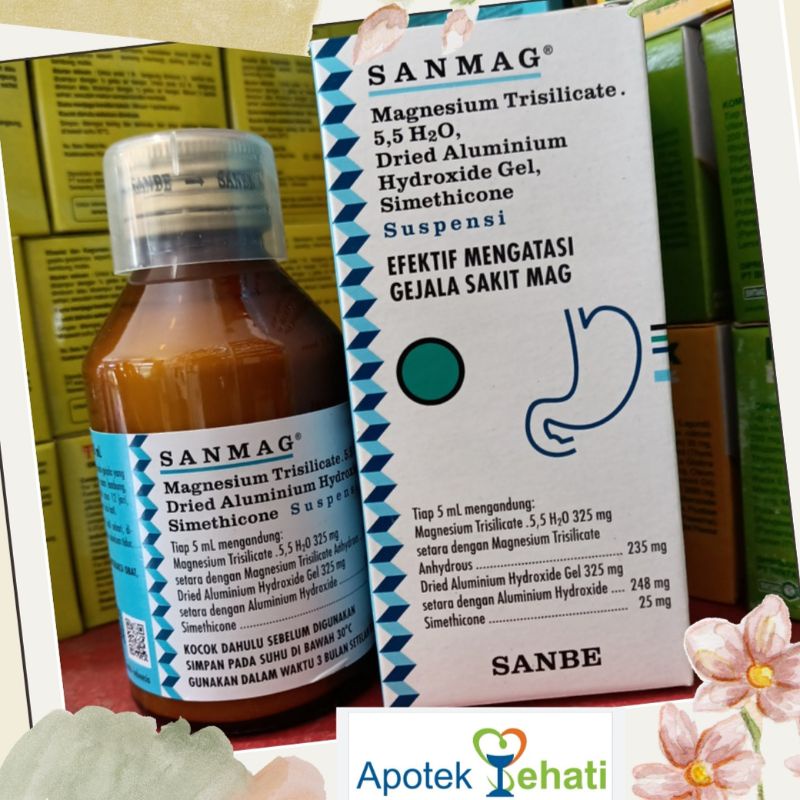SANMAG SUSPENSI 120 mL OBAT MAAG