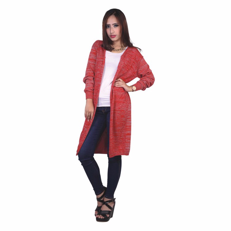 Jaket Rajut Modern, Baju Rajut Branded, Jaket Wanita Catenzo ZM 077