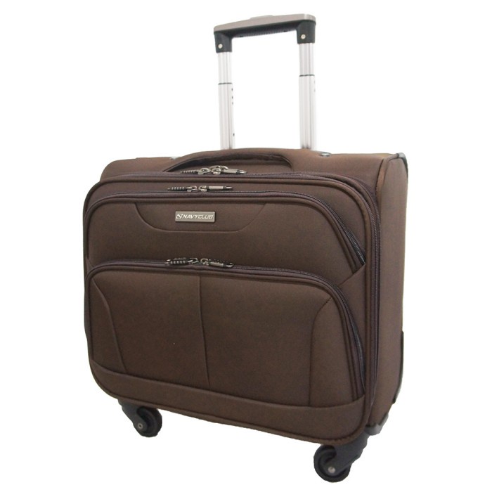 misi- Navy Club Koper Kabin -Koper Soft Case Nylon 4 Roda Putar-BJBJ 16 Inch