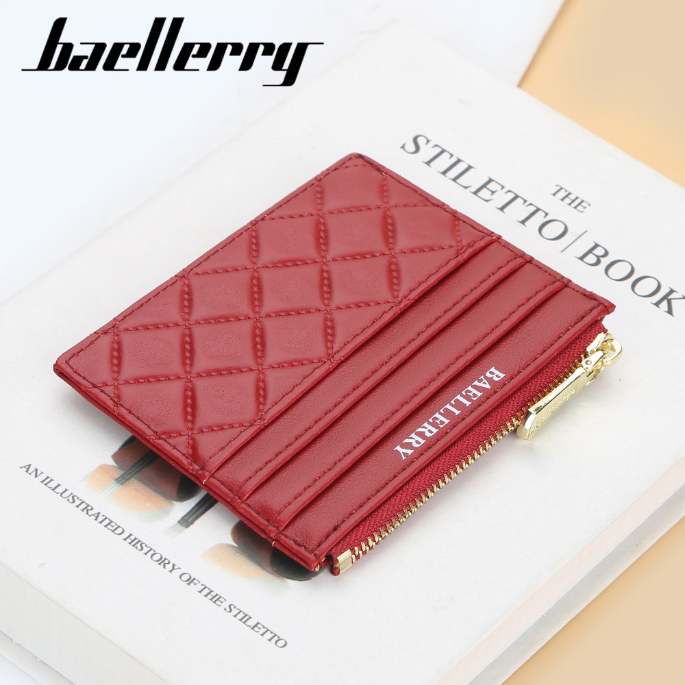 ONLYONE12 Dompet Wanita Baellerry / Wallet Card Card Holder Leather Import / Dompet Kartu Super Slim Muat Banyak Kartu NR073