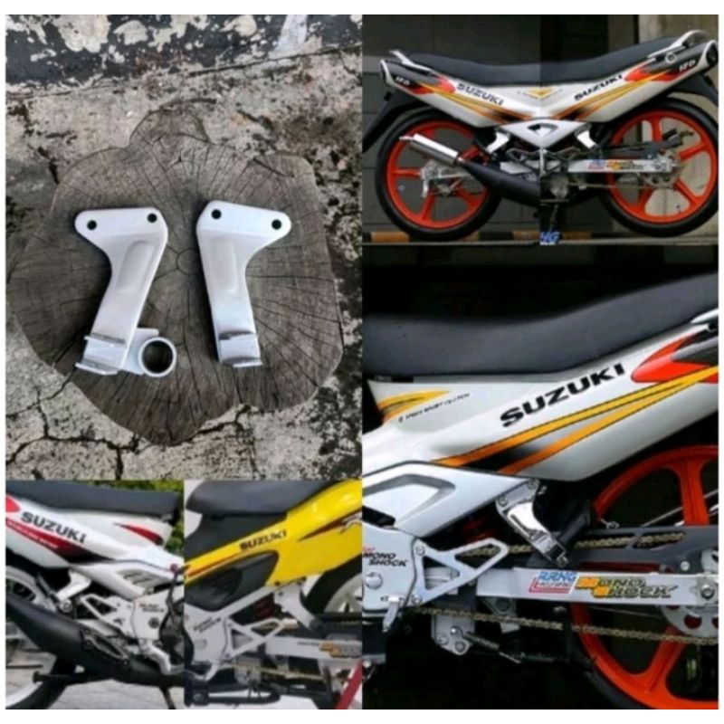 Footstep bostep power foot step suzuki satria lumba pijakan kaki belakang satria rgv malasya satria lscm hiu lumba