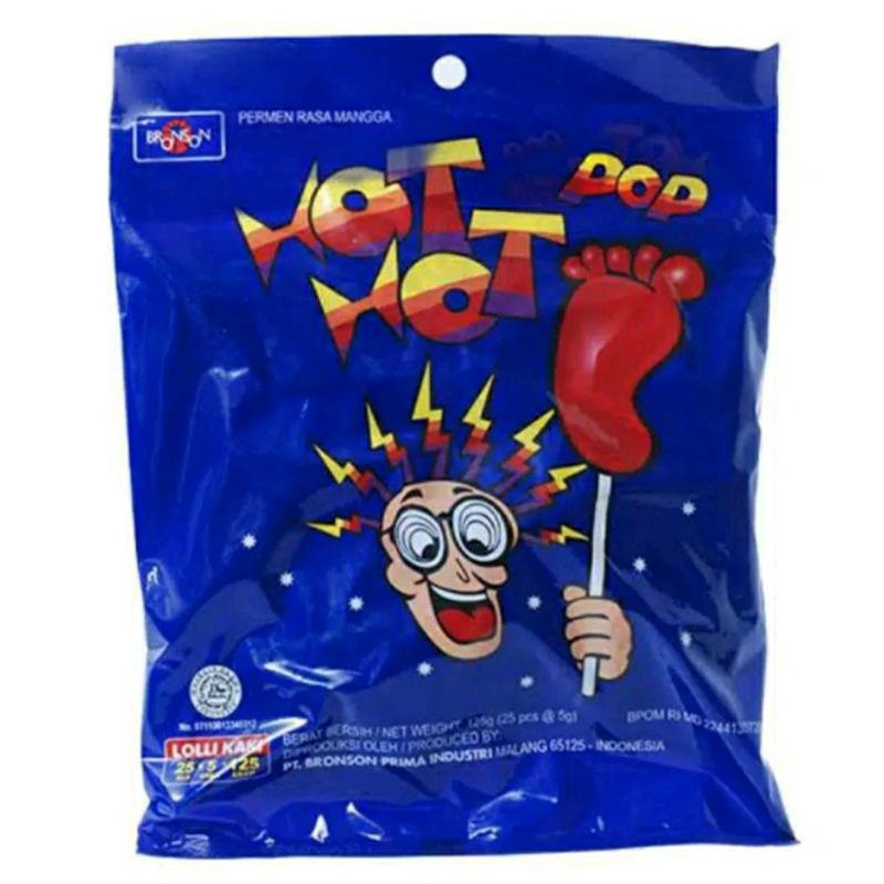 

permen hot hot pop /permen hot kaki ( 1 pack isi 25 )