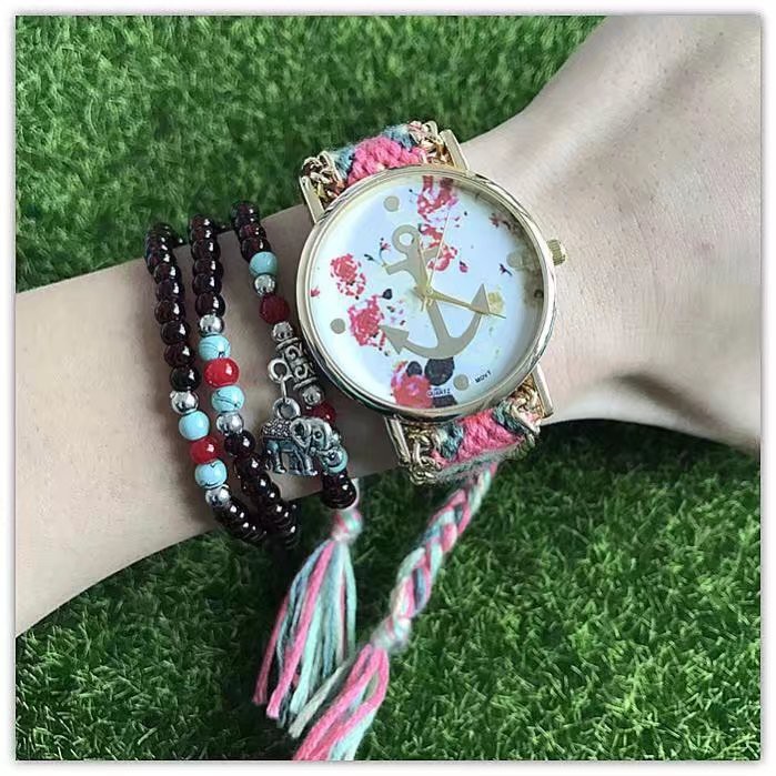 Jam Tangan Remaja & Wanita Tali Rajut Edge-3