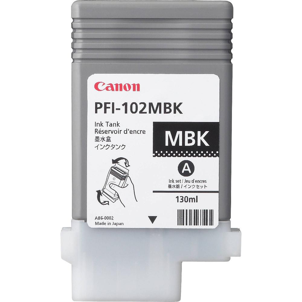Tinta Plotter Canon Pfi -102 Series Matle Black