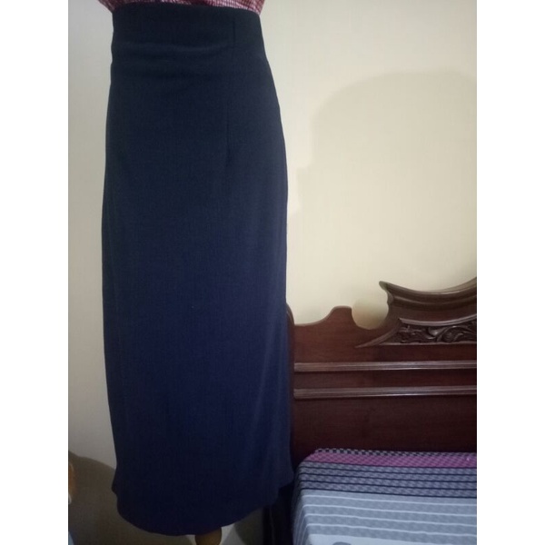 Rok Panjang Span Belah PRELOVED Bekas Second