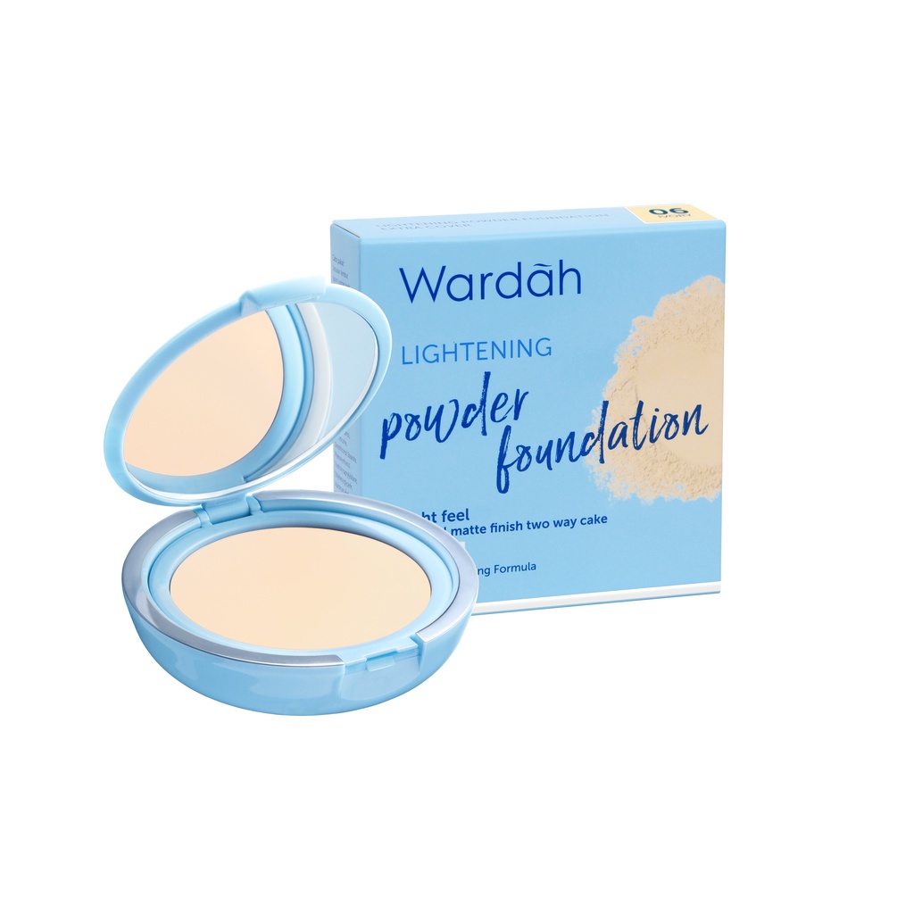 ⭐️ Beauty Expert ⭐️ WARDAH Lightening Powder Foundation Light Feel - Bedak Yang Mencerahkan Dengan Hasil Natural