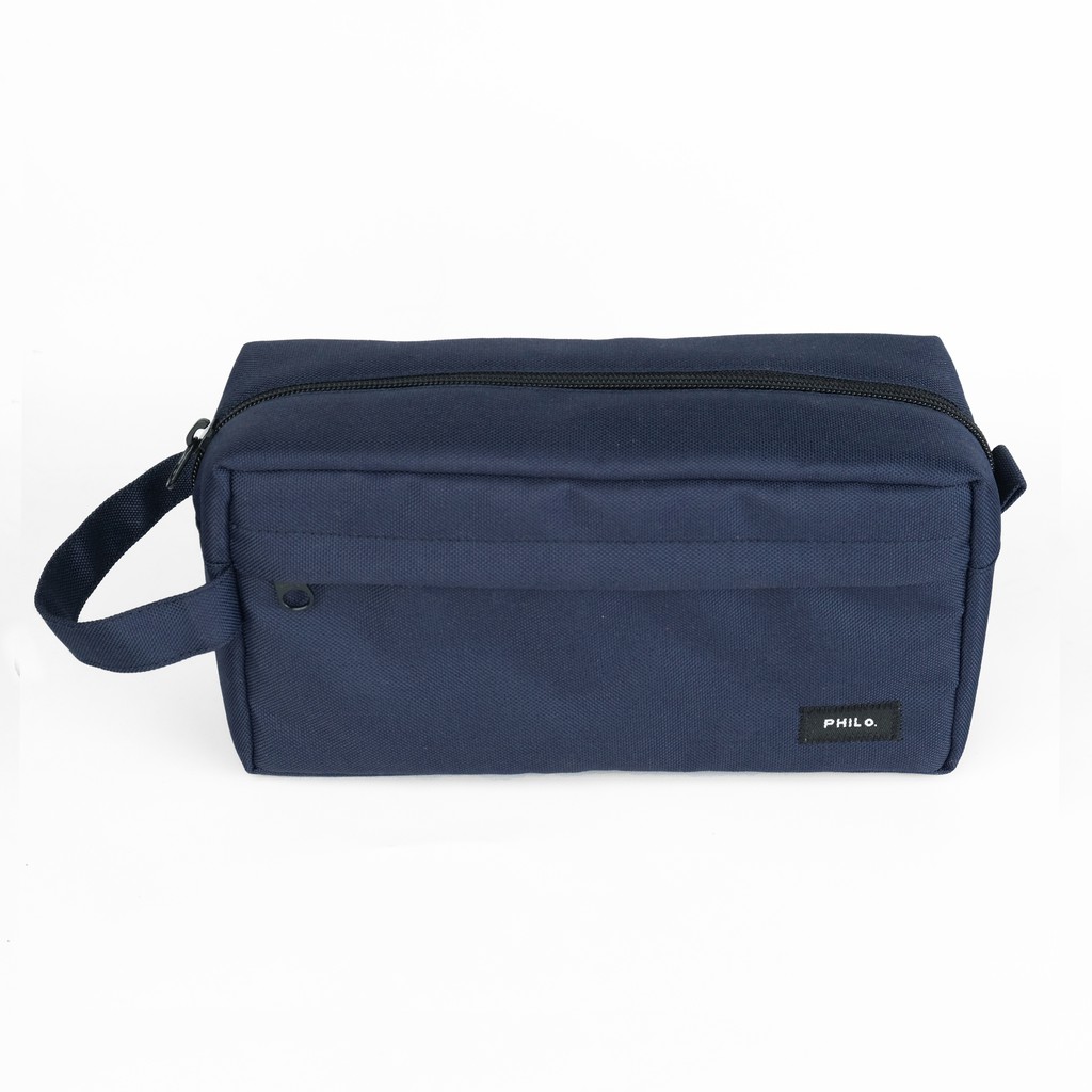 pouch waterproof - travel bag hand bag clutch dopp kit biru - PHPC328