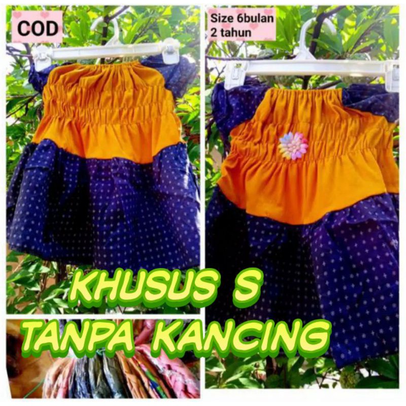 Baju Santai Anak  perempuan 6 bulan-5 tahun