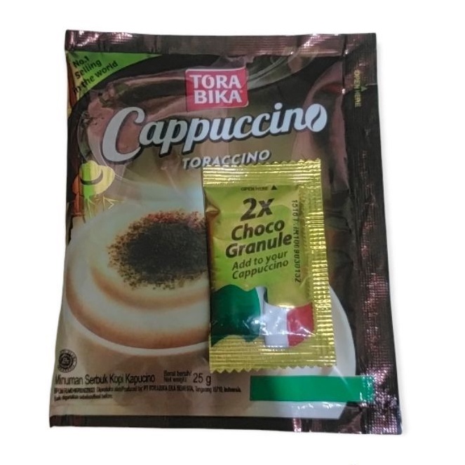 

Torabika Cappuccino Toraccino 2x Choco Granule 25G