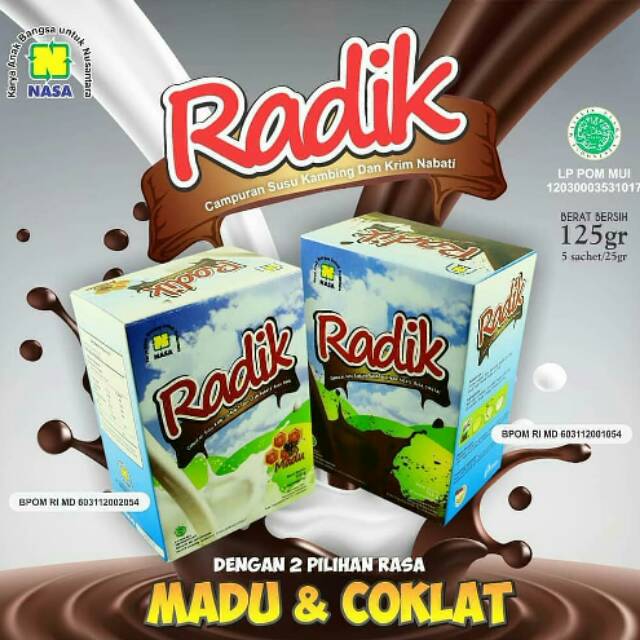 

terlaris radik original nasa - susu murni kambing etawa