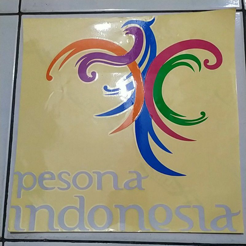 

STICKER CUTTING PESONA INDONESIA UK 30 CMX 30 CM