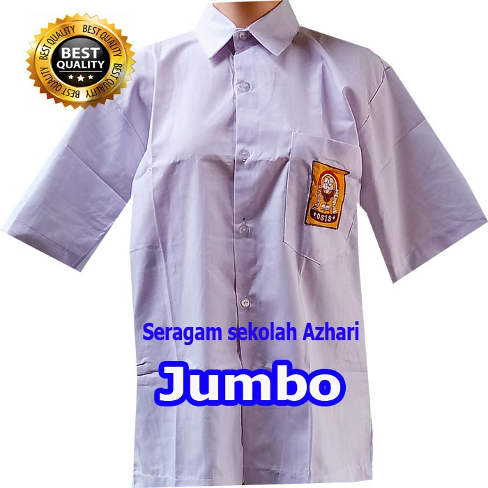 Baju Sekolah SMP Lengan Pendek Jumbo-Seragam Sekolah SMP-Seragam SMP-Seragam Sekolah SMP Anak Laki L