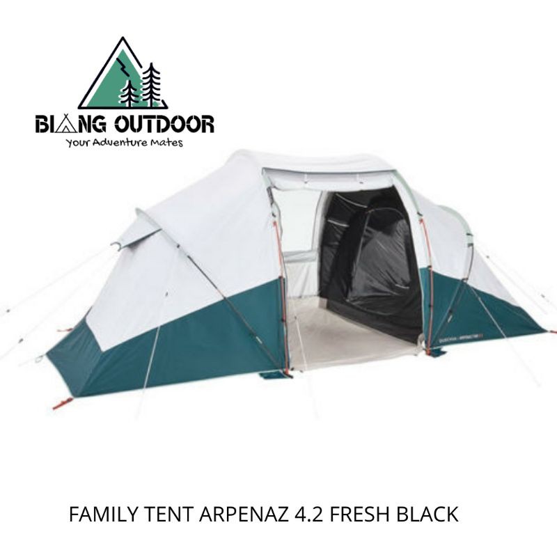 Tenda Keluarga Arpenaz 4.2 Fresh Black New Model Terbaru 2021