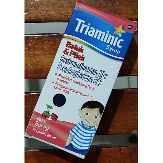 Triaminic Batuk &amp; Pilek Sirup 60 ML / Meredakan Batuk Kering dan Hidung Tersumbat