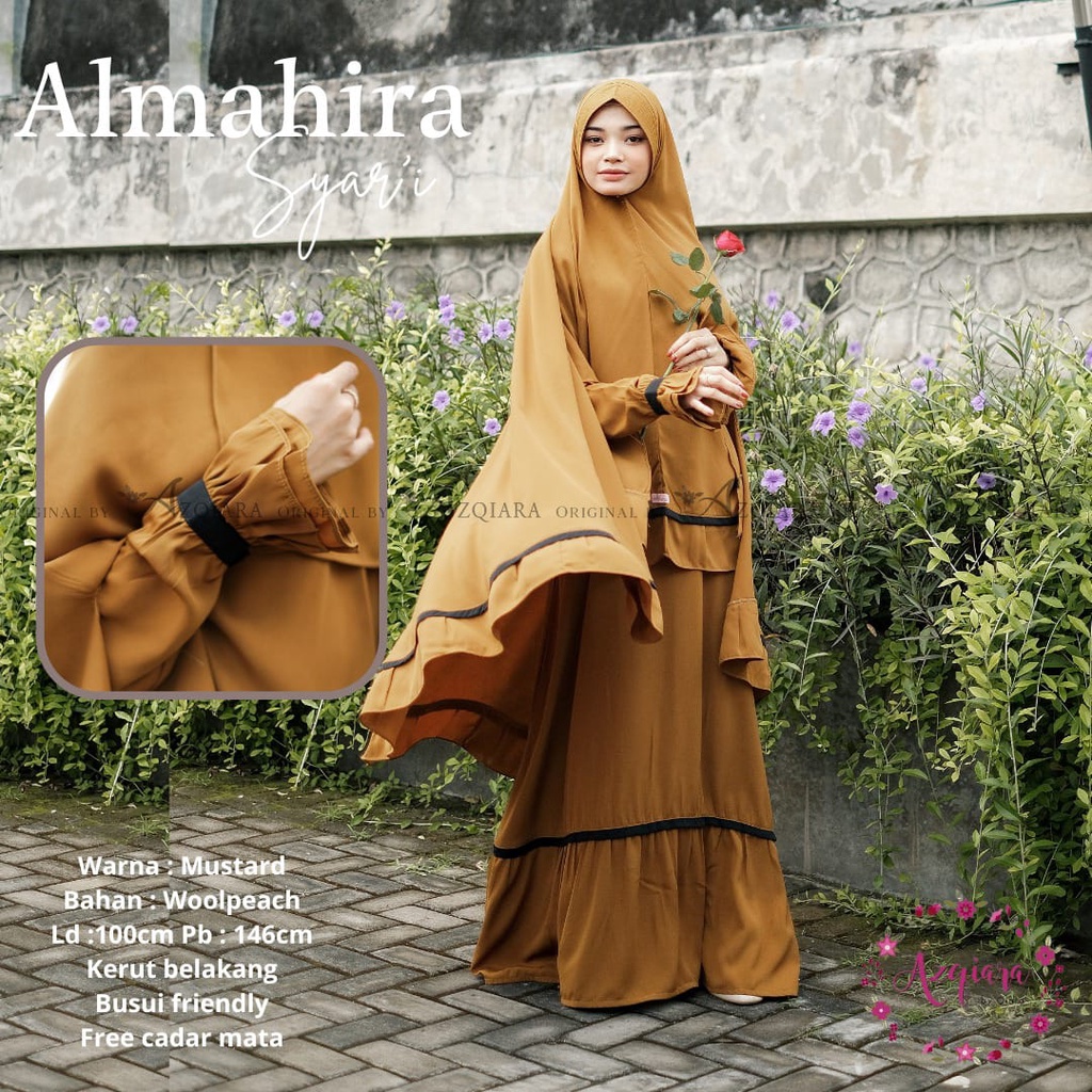 ALMAHIRA SYARI gamis muslim original produk by qiara