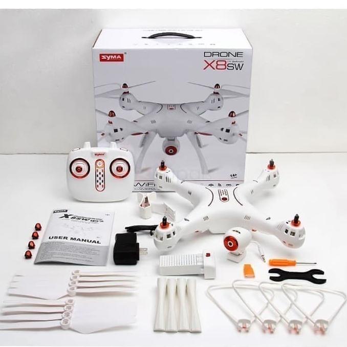 [ Promo ] Drone Syma X8Sw Wifi Hd Fvp Altitude X8 - Drone Kamera Dan Aksesoris