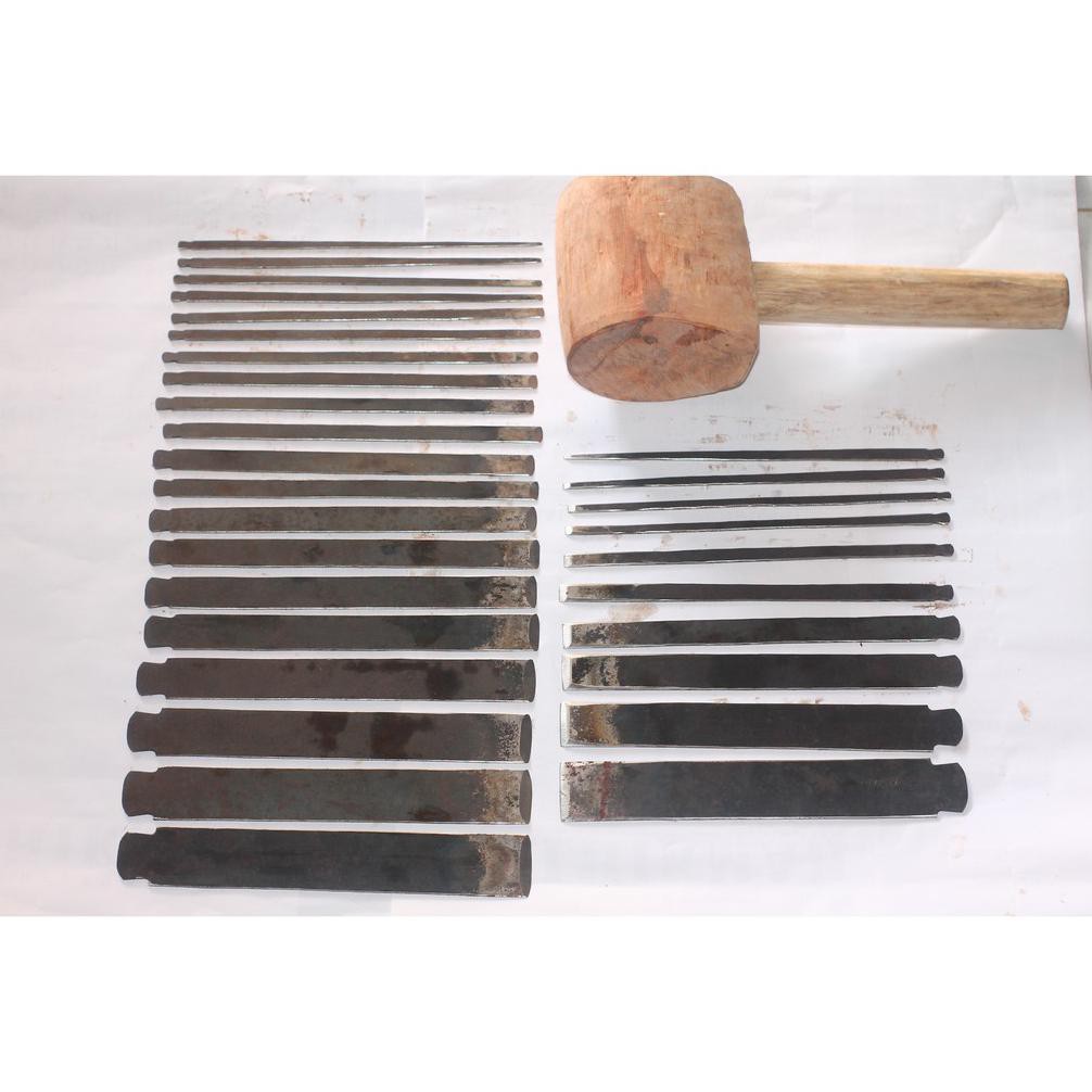 1 set pahat tatah BONUS PALU KAYU