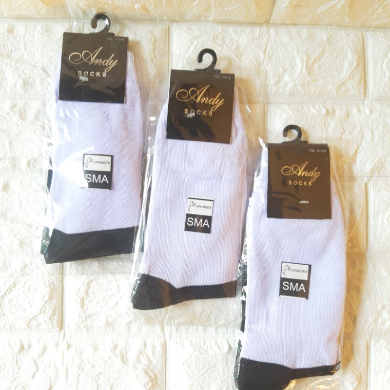 

Kaos Kaki SMA Putih Hitam