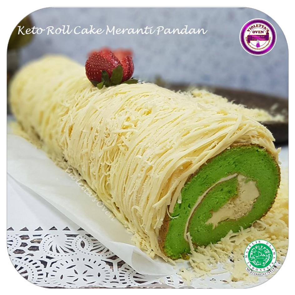 Roll Cake Meranti Double Cheese Pandan Shopee Indonesia