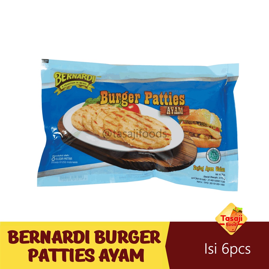 Bernardi Burger Patties Ayam