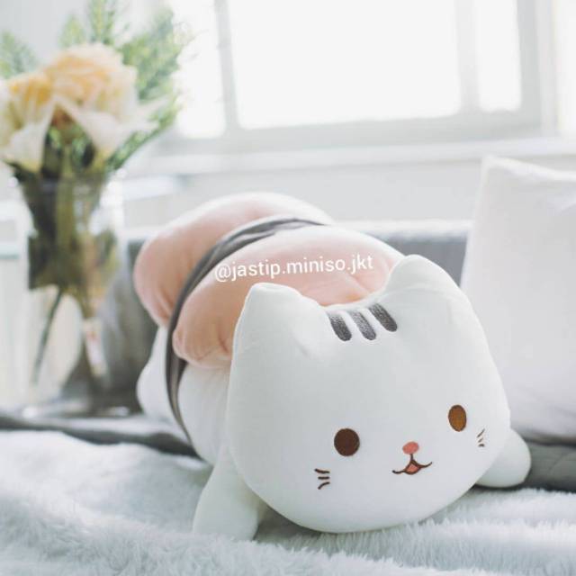 MINISO 🆕 - BONEKA SUSHI CAT LUCU 35cm