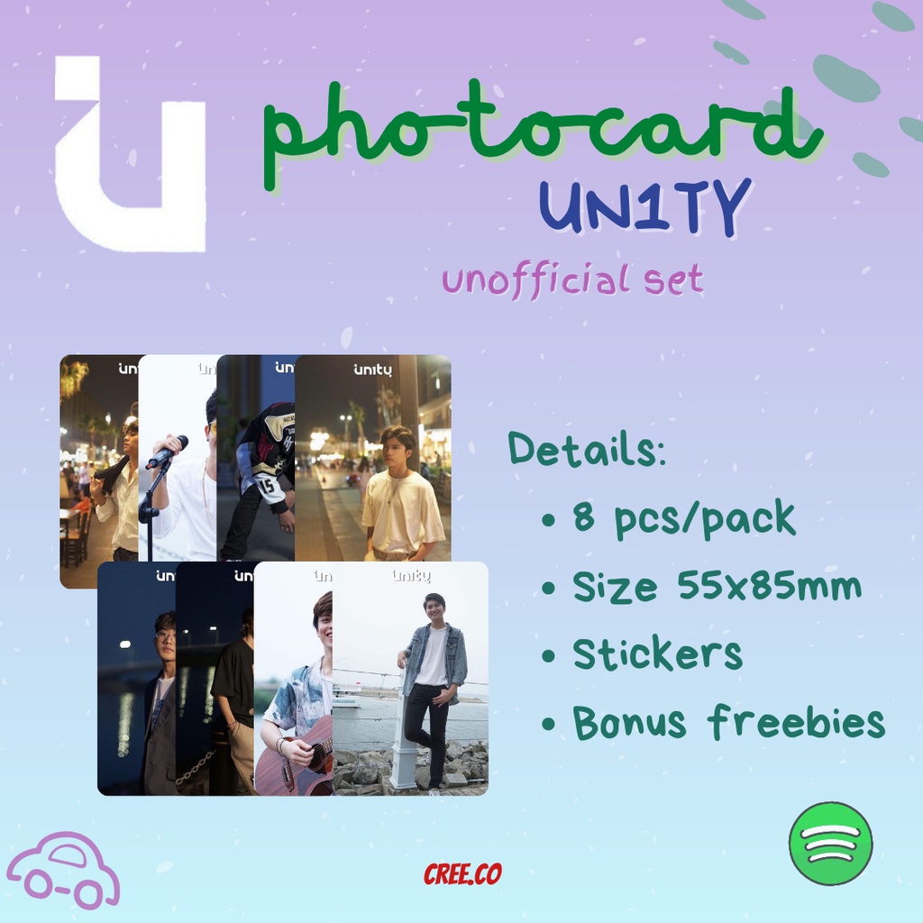 UN1TY Photocard Unofficial set A