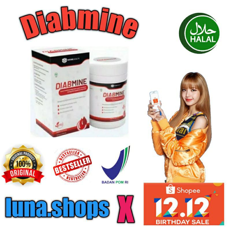 DIABMINE ASLI 100% ORIGINAL OBAT DIABMINE HERBAL OBAT DIABETES TERBUKTI